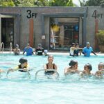 Child at a swimming lesson, one of the most common after-school activities in Sydney