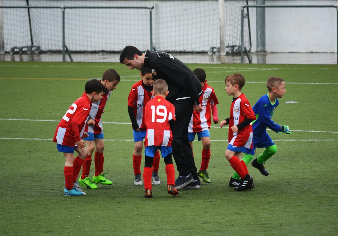 Children at team training, a popular after-school activities choice for Sydney families